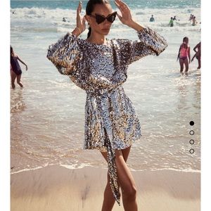 ZARA Sequin Mini Dress